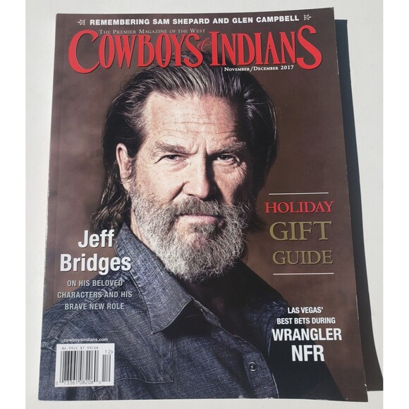Bundle Of 3 Cowboys & Indians Magazines Featuring Jeff Bridges 2003, 2010 & 2017 - Picture 3 of 16